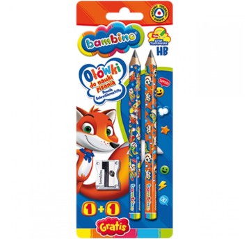 OŁÓWEK DO NAUKI PISANIA 2SZT BAMBINO 1918 A"10