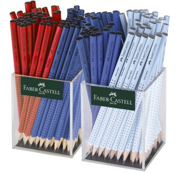 OŁÓWEK GRIP 2001 B DISPLAY PLEXI 3x48SZT.(NIEBIESK