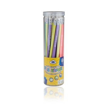 OŁÓWEK PASTEL HB Z MIARKĄ I GUMKĄ DRUM A'36 8023