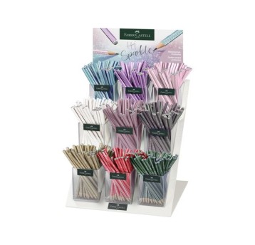 OŁÓWEK SPARKLE PEARLY 9X48 KOL. DISPLAY FABER-CAST