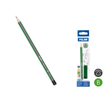 OŁÓWEK TRÓJKĄTNY B MILAN A'12 3913