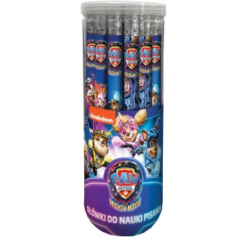 OŁÓWEK TRÓJKĄTNY JUMBO PSI PATROL Z GUMKĄ (24)