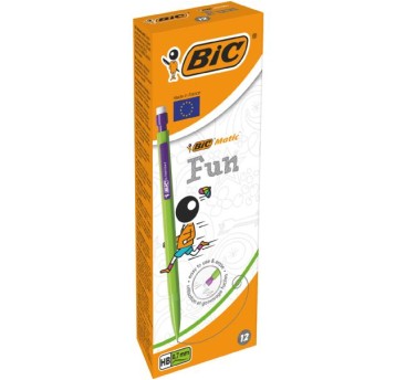 OŁÓWEK Z GUMKĄ BIC MATIC COMBOS (12) 4602