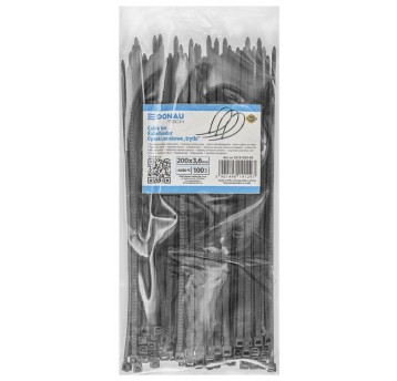 OPASKI ZACISKOWE TRYTYTKI DONAU 250X3.6 MM CZARNE