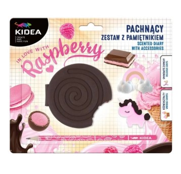 PACHNĄCY PAMIĘTNIK Z AKCESORI MALINOWY KREM 6998