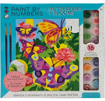 Paint by numbers - motyle 0736