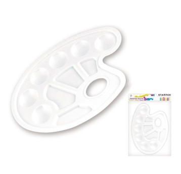 PALETA DO FARB PLAST OWAL BIA STK 8621