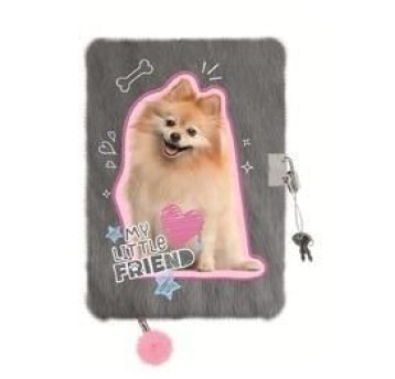 PAMIĘTNIK KŁÓDKĄ WŁOCHACZ A5/96K SWEET POMERANIAN