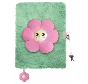 PAMIĘTNIK WŁOCHACZ A5/96K PINK FLOWER 9514
