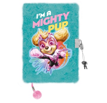 PAMIĘTNIK Z KŁÓDKĄ 3D WŁOCH. PSI PATROL GIRL 1150