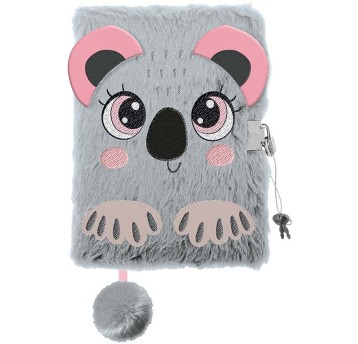 PAMIĘTNIK Z KŁÓDKĄ 3D WŁOCHACZ A5 96K MY LITTLE F