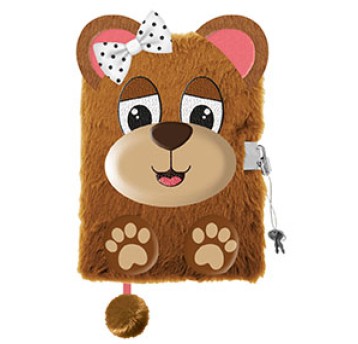 PAMIĘTNIK Z KŁÓDKĄ 3D WŁOCHACZ A5 96K MY LITTLE F