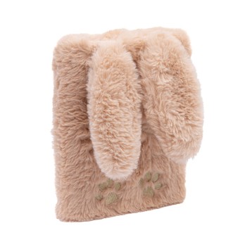 PAMIĘTNIK Z KŁÓDKĄ FLUFFY BUNNY A5/80K 8679