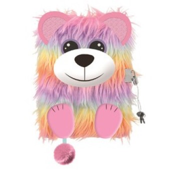 PAMIĘTNIK Z KŁÓDKĄ WŁOCH. A5/96K RAINBOW BEAR 9552