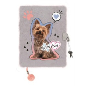 PAMIĘTNIK Z KŁÓDKĄ WŁOCHACZ A5/96K GREY YORK 9583