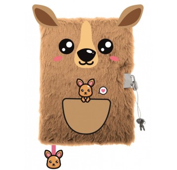 PAMIĘTNIK Z KŁÓDKĄ WŁOCHACZ A5/96K KANGAROO 9460