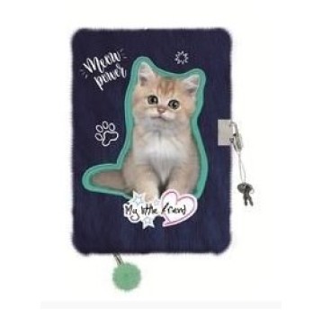 PAMIĘTNIK Z KŁÓDKĄ WŁOCHACZ A5 96K KITTY PARTY6801