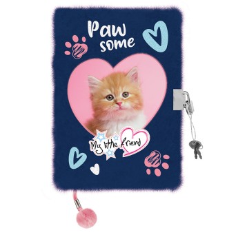 PAMIĘTNIK Z KŁÓDKĄ WŁOCHACZ A5 96K MY LITTLE FRIE