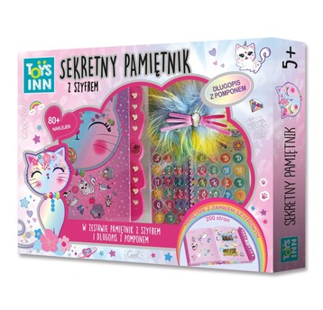 Pamiętnik z szyfrem KOTEK 8158