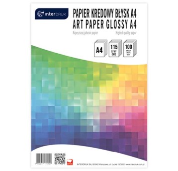 PAPIER KREDOWY A4/100K BŁYSK 2921