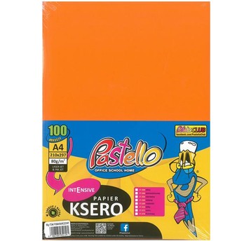 PAPIER KSERO A4 160G 100K IT240 POMARAŃCZ 2347