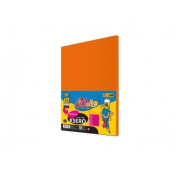 PAPIER KSERO A4 160G 50K IT240 POMARAŃCZOWY 7281
