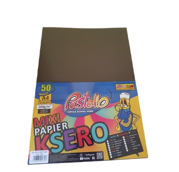 PAPIER KSERO A4 160G 50K IT401 CZARNY 7328