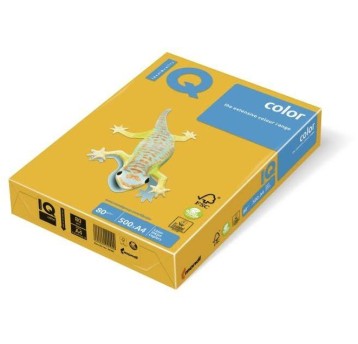 PAPIER KSERO A4 IQ PREMIUM 80G (500) C.ŻÓŁTY