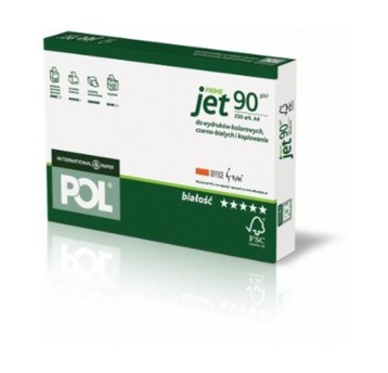 PAPIER KSERO BIAŁY POLJET 90G A4 (250) A"9