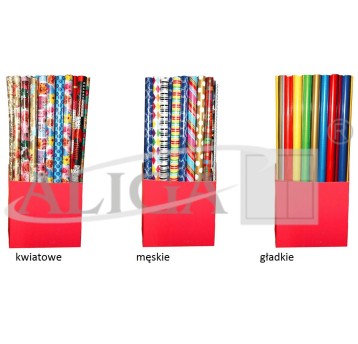 Papier ozdobny w rolkach