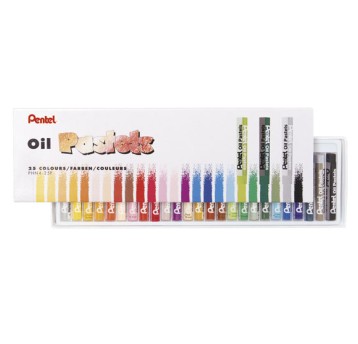 PASTELE OLEJNE 25KOL. PENTEL PHN-25 A'12 3597