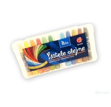 PASTELE OLEJNE HEKSAGONALNE 12 KOL.9031