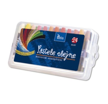 PASTELE OLEJNE HEKSAGONALNE 24KOL.