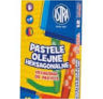 PASTELE OLEJNE HEKSAGONALNE ASTRA 12KOL 0495