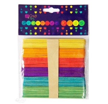 PATYCZKI KREATYWNE KOLOROWE, 50 SZT. 2357 A'6