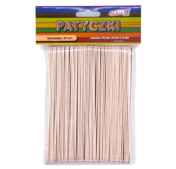 PATYCZKI PK-3304 BEZBARWNE OP.60SZT. 3304