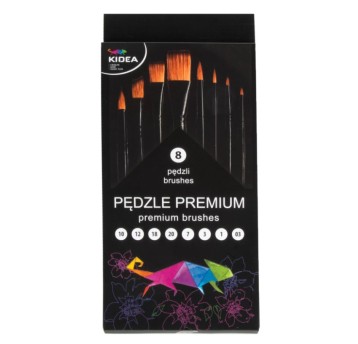 PĘDZLE PREMIUM 8 SZT KIDEA 6967