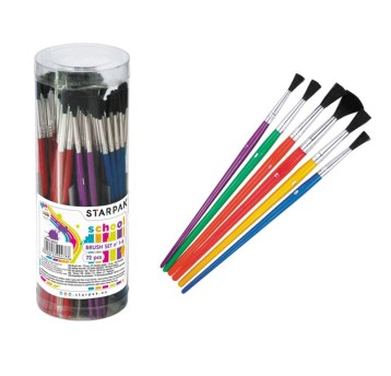 PĘDZLE SZKOLNE NR 1-6 MIX (72) TUBA 4788