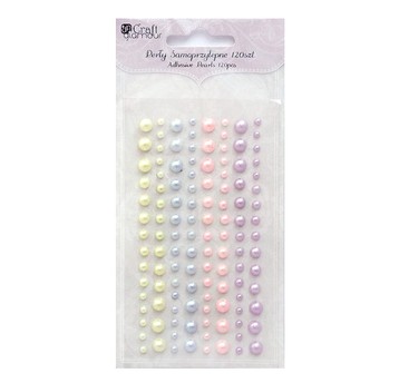 PERŁY SAMOPRZYLEPNE 120 SZT. PASTEL CANDIES 5174