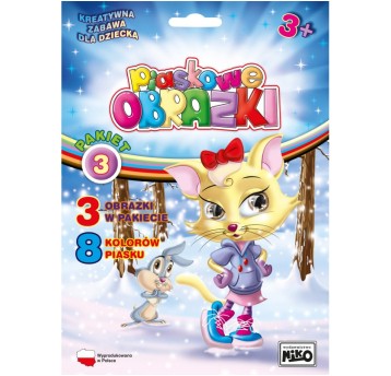 Piaskowe obrazki Pakiet 3 (czarown, kot w but 6438