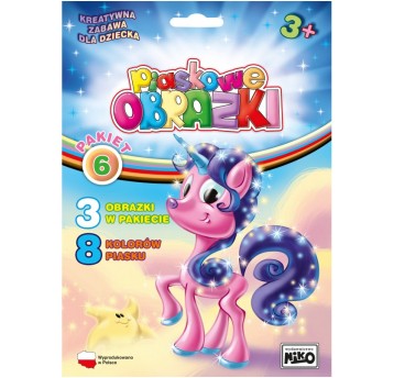 Piaskowe obrazki Pakiet 6(syrenka,wrózka,jedn 6469