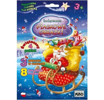 Piaskowe obrazki -Pakiet świąteczny aniołek 6551