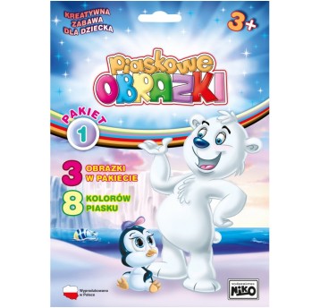 Piaskowe obrazki Pakiet1 (biedronka,rybka,din 6094