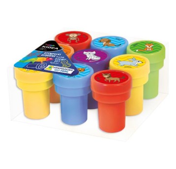 PIECZĄTKI STEMPELKI OZDOBNE 9SZT KIDEA 9421