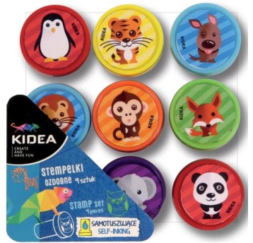 PIECZĄTKI STEMPELKI OZDOBNE A (9) KIDEA 1227