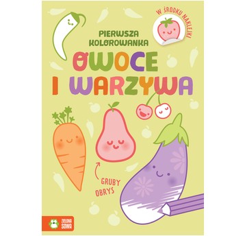 PIERWSZA KOLOROWAN.GRUBY OBRYS.OWOCE I WARZYW 9727