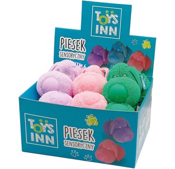 Piesek sensoryczny mix 6 szt - display 8479