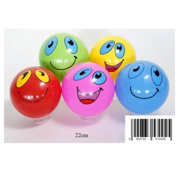PIŁKA 9" EMOTKI 0045