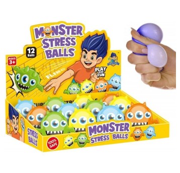 PIŁKA ANTYSTRESOWA MIĘKKA POTWOREK 7108 A'12