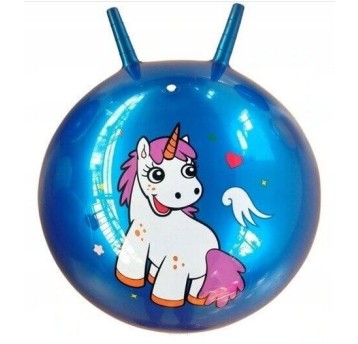 PIŁKA DO SKAKANIA Z ROGAMI JEDNOROŻEC 0513